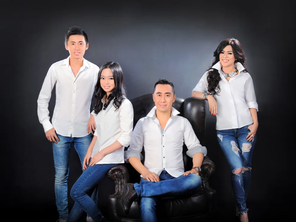 Modern Family Portrait