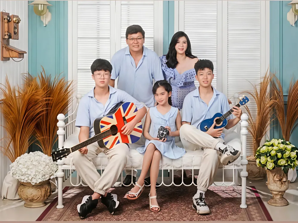 Warm Family Portrait